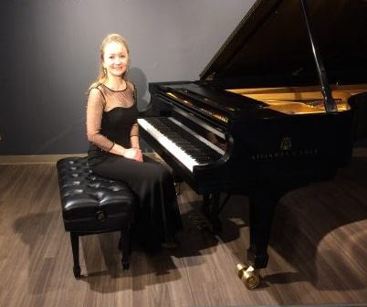 After a recital at Steinway Gallery
